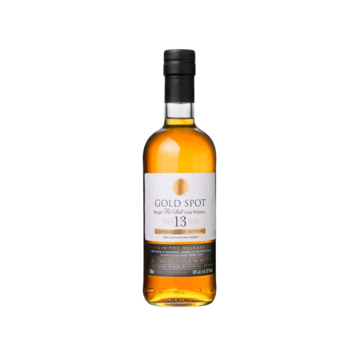 Gold Spot Single Pot Still Irish Whiskey Generations Edition 13 Yr 92 700ml