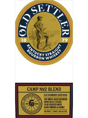 Old Settler 6 Years Old Camp No.2 Blend Kentucky Straight Bourbon Whiskey 750ml