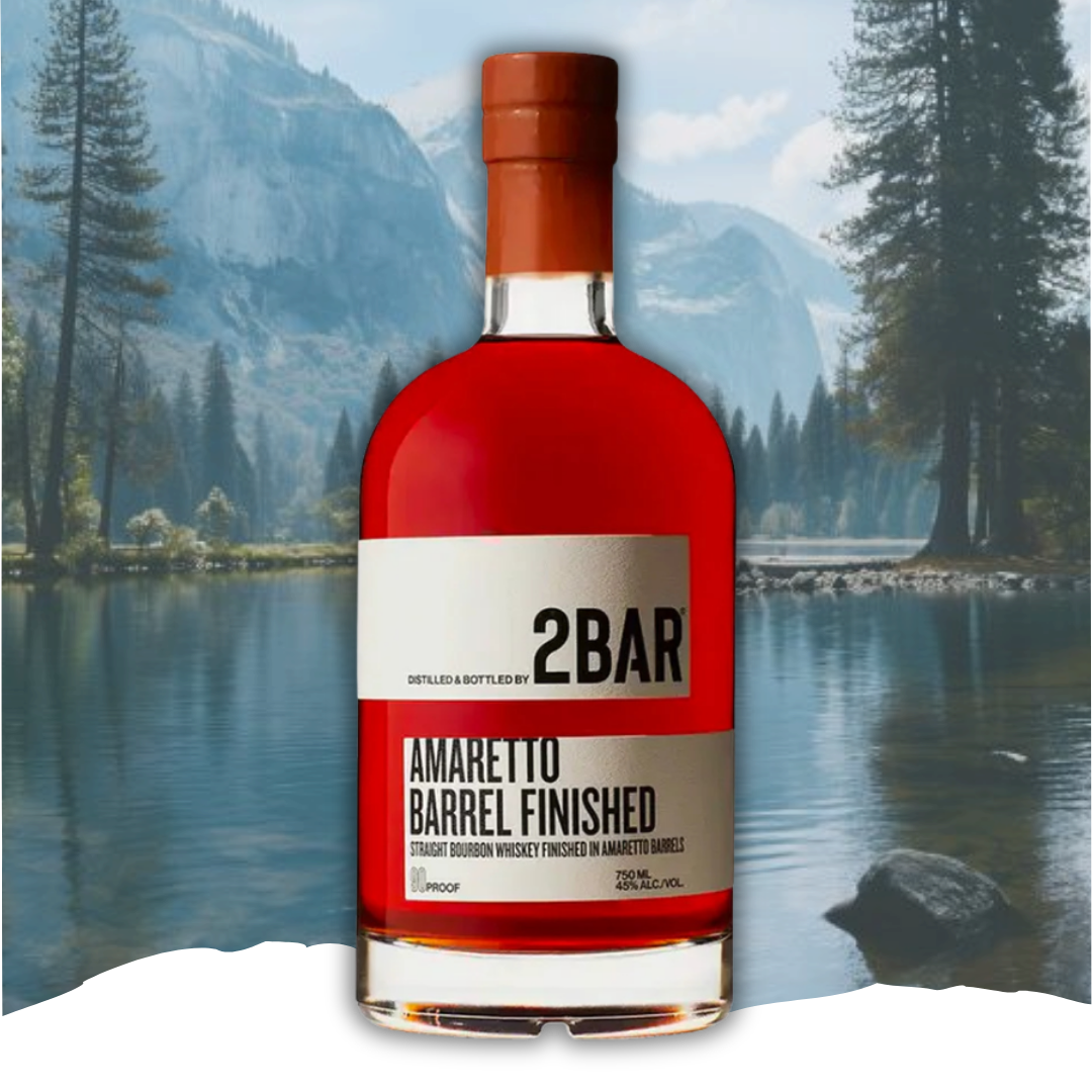 2Bar Amaretto Barrel Finished Bourbon 750ml