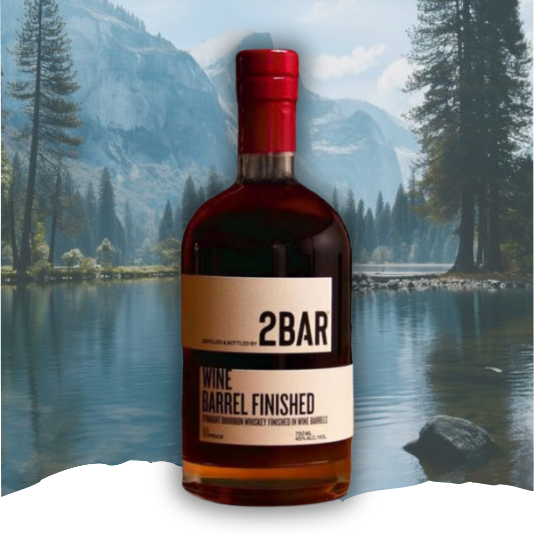 2Bar Wine Barrel Finished Bourbon 750ml