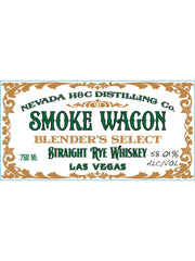 Smoke Wagon Blender's Select Straight Rye Whiskey 750ml