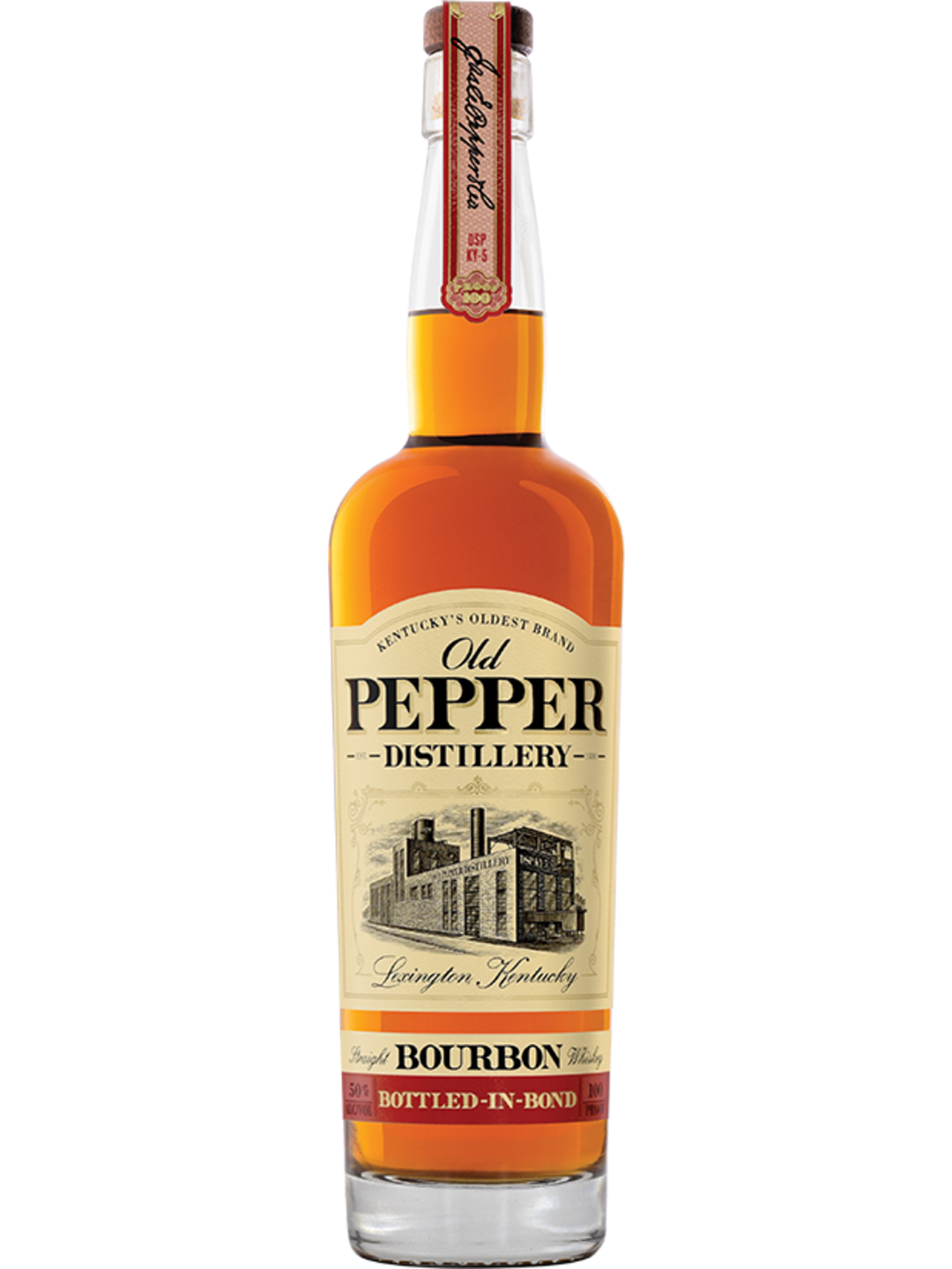 Old Pepper Distillery Bottled-In-Bond Straight Bourbon Whiskey 750ml