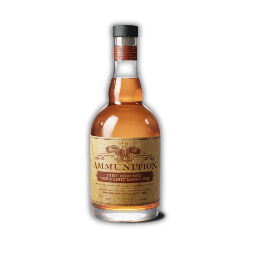 Ammunition Straight Bourbon Whiskey Finished In Cabernet Sauvignon Barrels 750ml