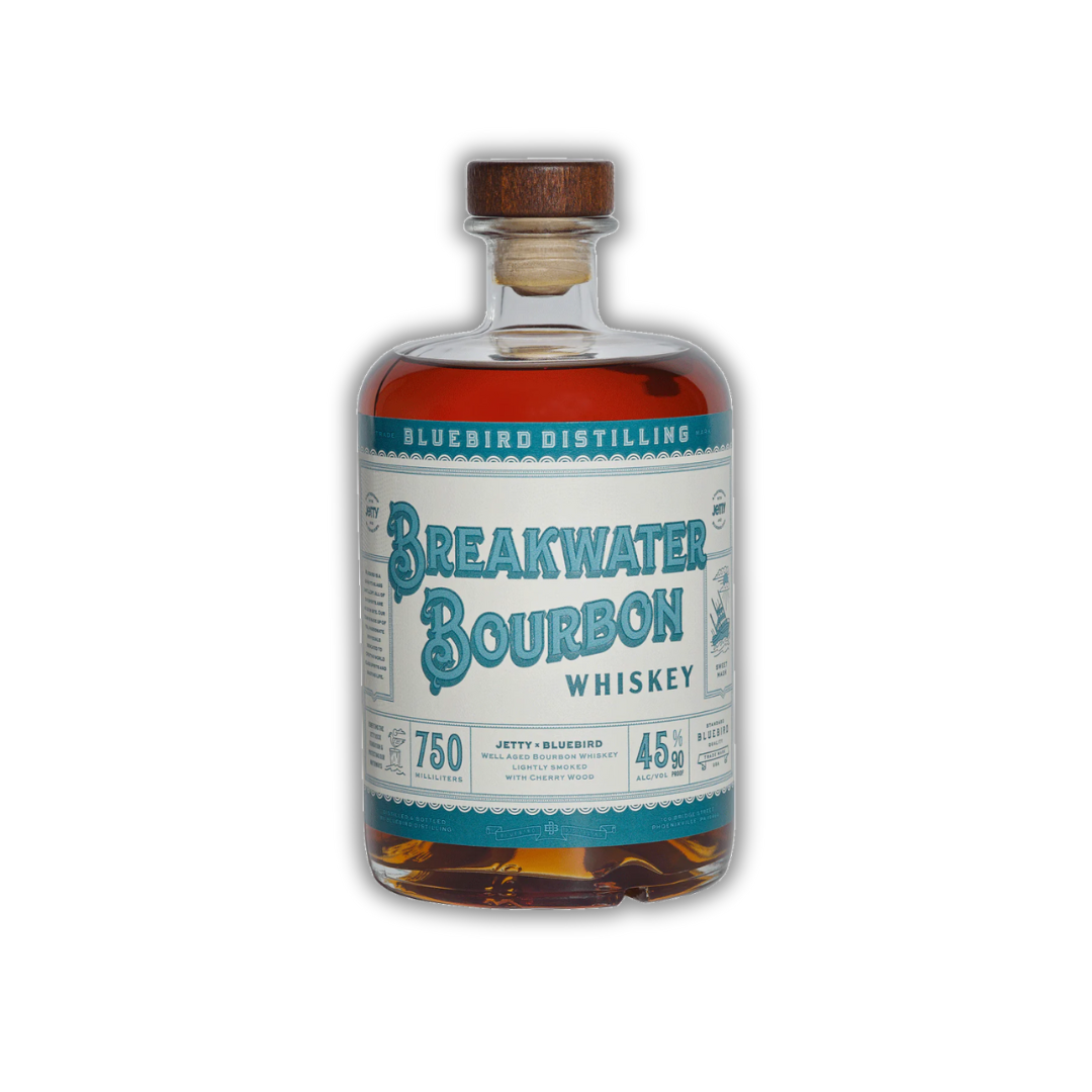 Bluebird Breakwater Bourbon Whiskey 750ml