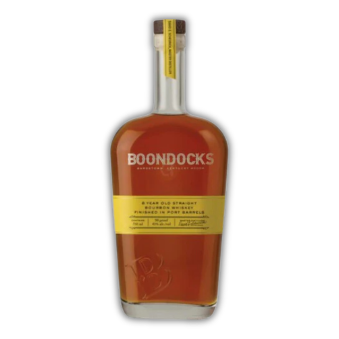 Boondocks Whiskey 6 Years Old Finished In Port Barrels Straight Bourbon Whiskey 750ml