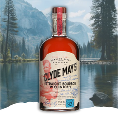 Clyde May'S Straight Bourbon 92 W/ Flask 750ml