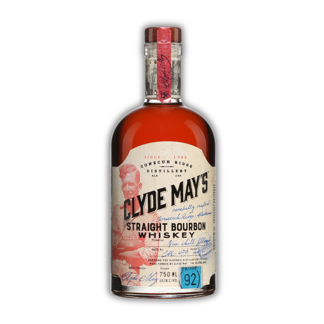 Clyde May'S Straight Bourbon 92 W/ Flask 750ml