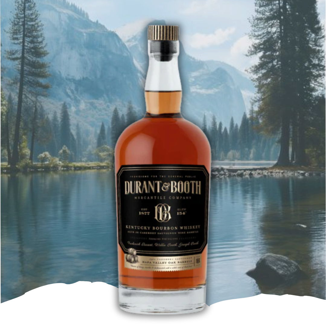 Durant & Booth 5 Years Old Kentucky Bourbon Whiskey Finished In Cabernet Sauvignon Wine Barrels 750ml