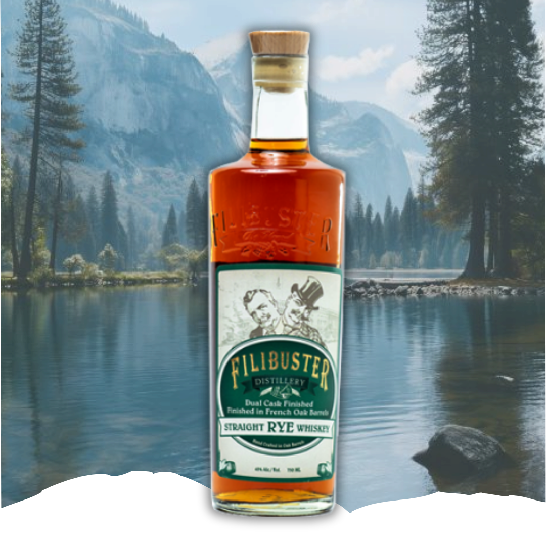 Filibuster Distillery 5 Years Aged Virginia Four Grain Single Barrel Straight Rye Whiskey 102 Proof 750ml