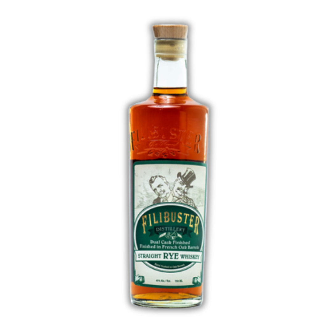 Filibuster Distillery 5 Years Aged Virginia Four Grain Single Barrel Straight Rye Whiskey 102 Proof 750ml