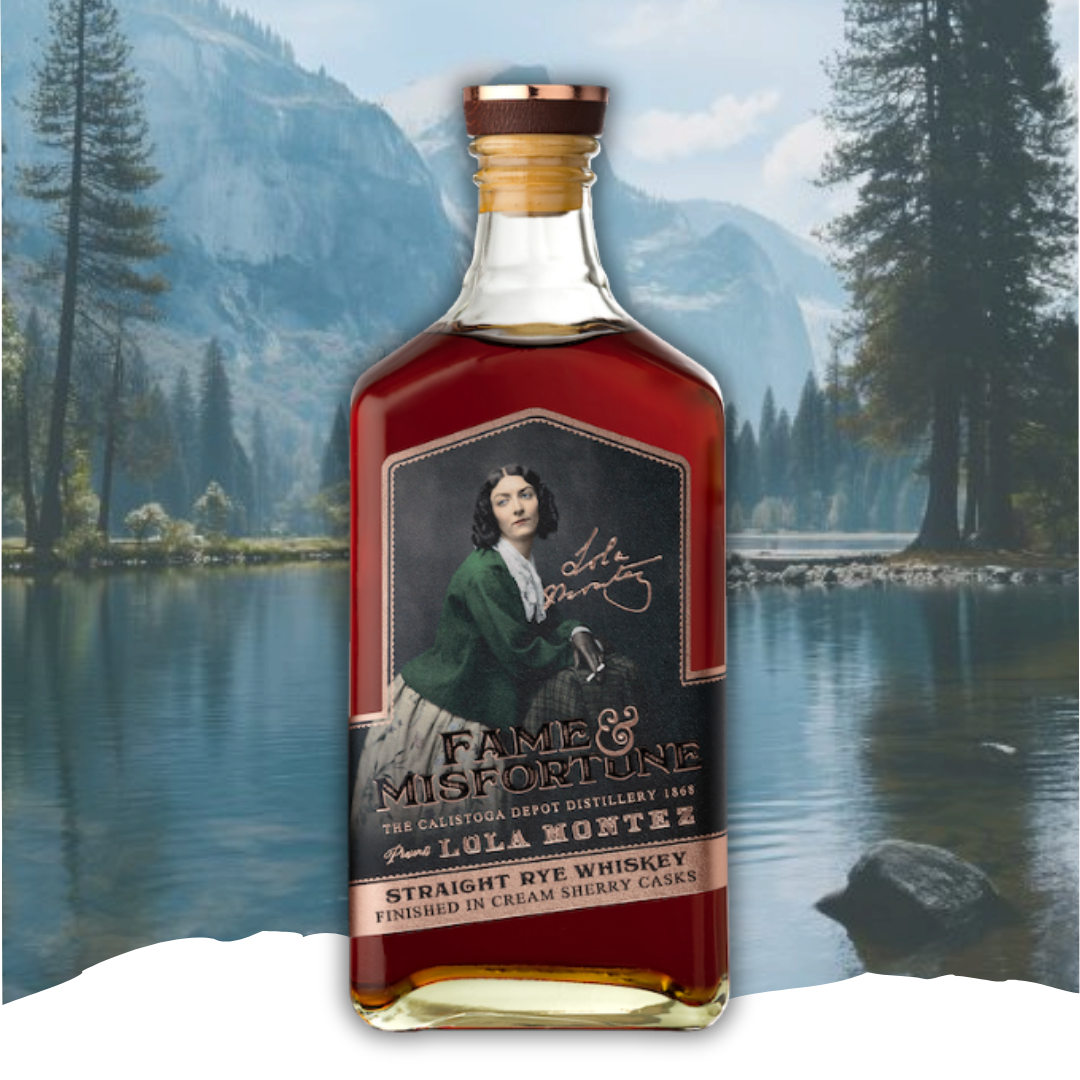 Fame & Misfortune Lola Montez Straight Rye Whiskey Finished In Cream Sherry Casks 93 Proof 750ml