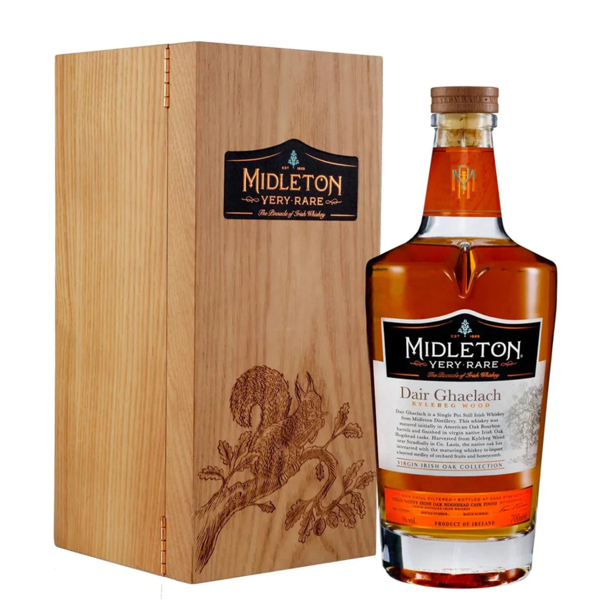 Midleton Single Pot Still Irish Whiskey Very Rare Dair Ghaelach Kylebeg Wood 112 700ml