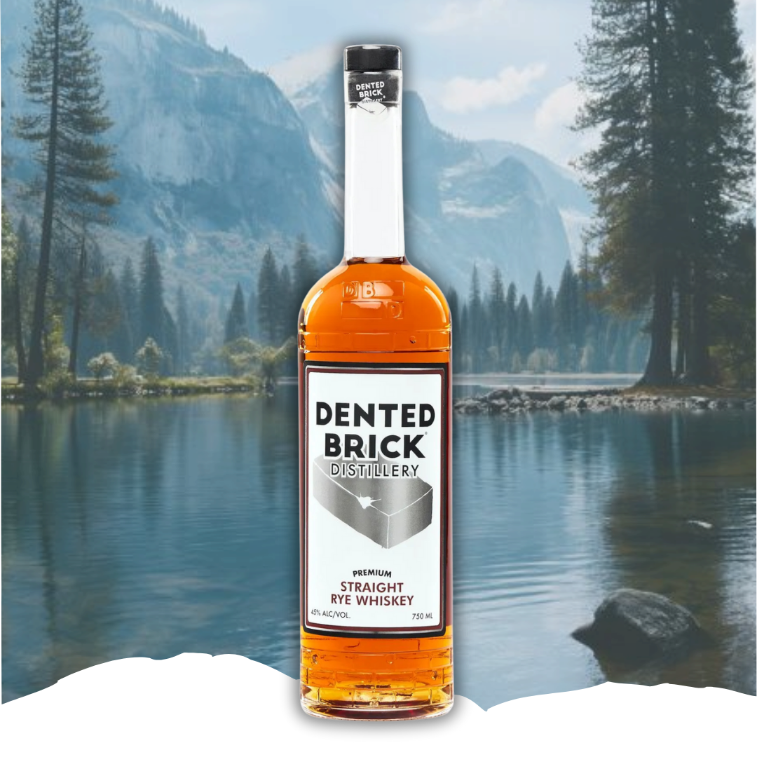 Dented Brick Distillery Premium Straight Rye Whiskey 750ml