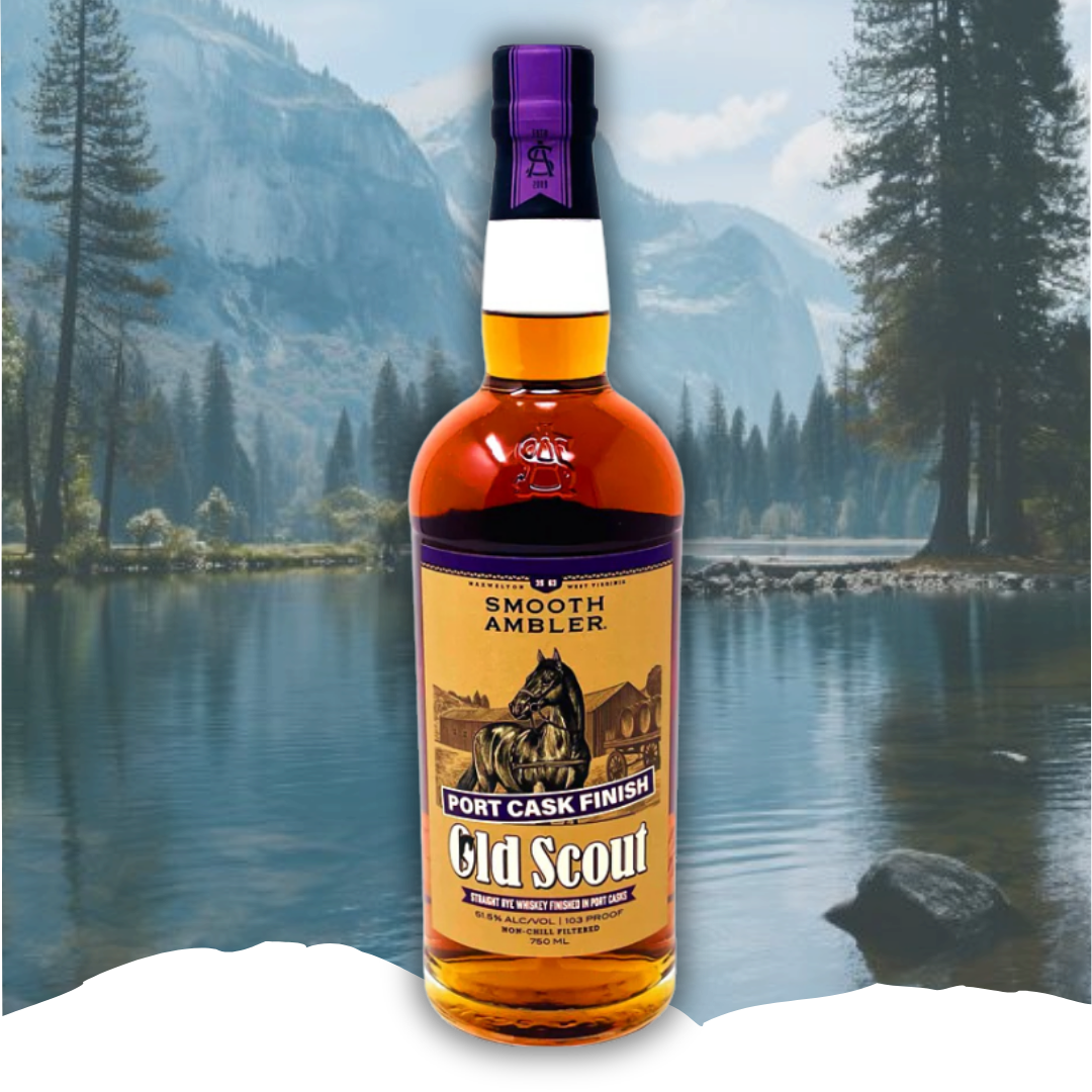 Smooth Ambler Straight Rye Whiskey Old Scout Rye Port Cask Finish 103 750ml