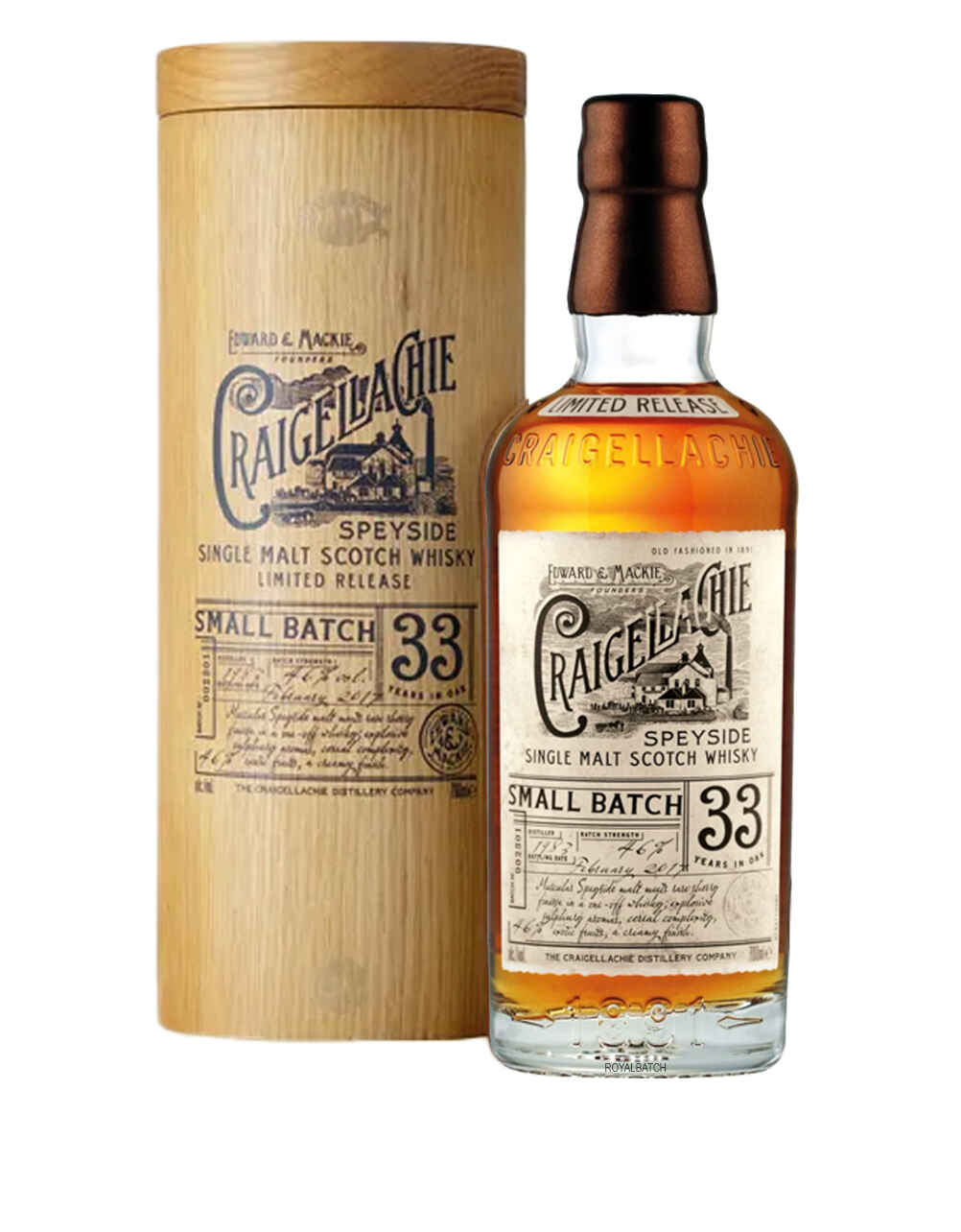 Craigellachie Single Malt Scotch Small Batch 33 Yr 92 750ml