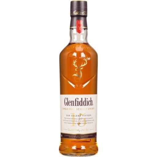 Glenfiddich 15 Years Old Solera Single Malt Scotch Whisky 750ml