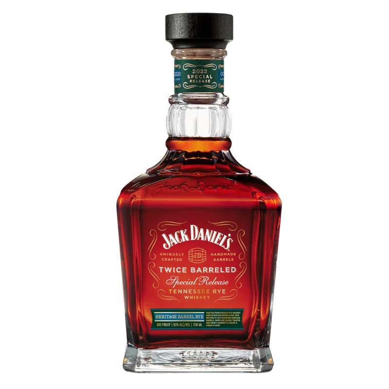 Jack Daniels Twice Barreled 2023 Heritage Barrel Rye Whiskey 700ml