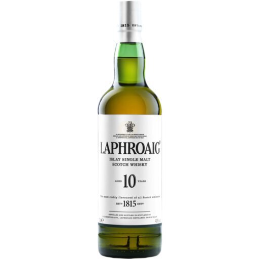 Laphroaig 10 Years Old  ear Islay Single Malt Scotch Whiskey 750ml