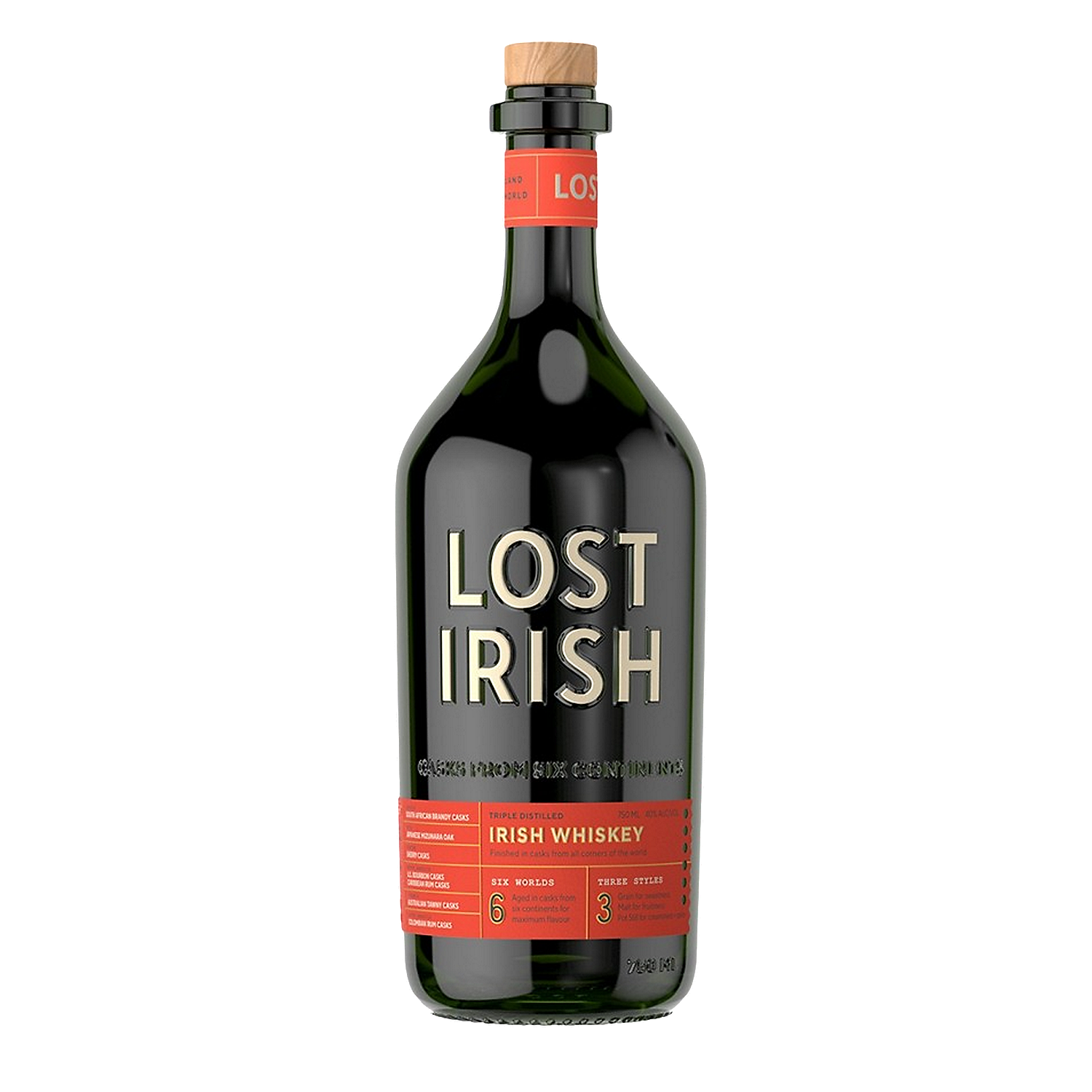 Lost Irish Blended Whiskey 80 750ml