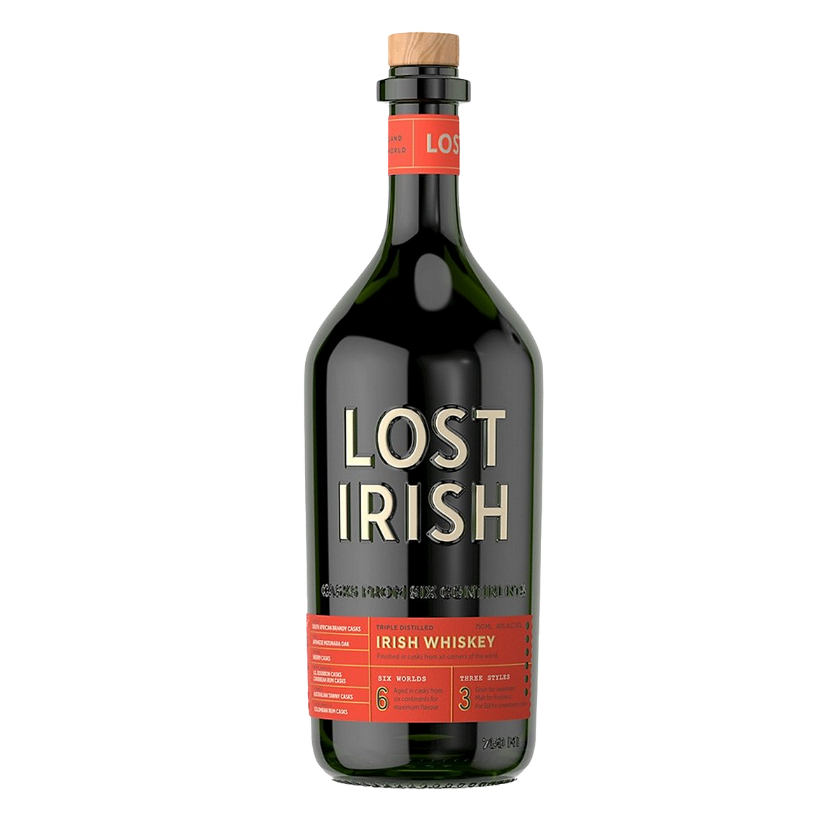 Lost Irish Blended Whiskey 80 750ml