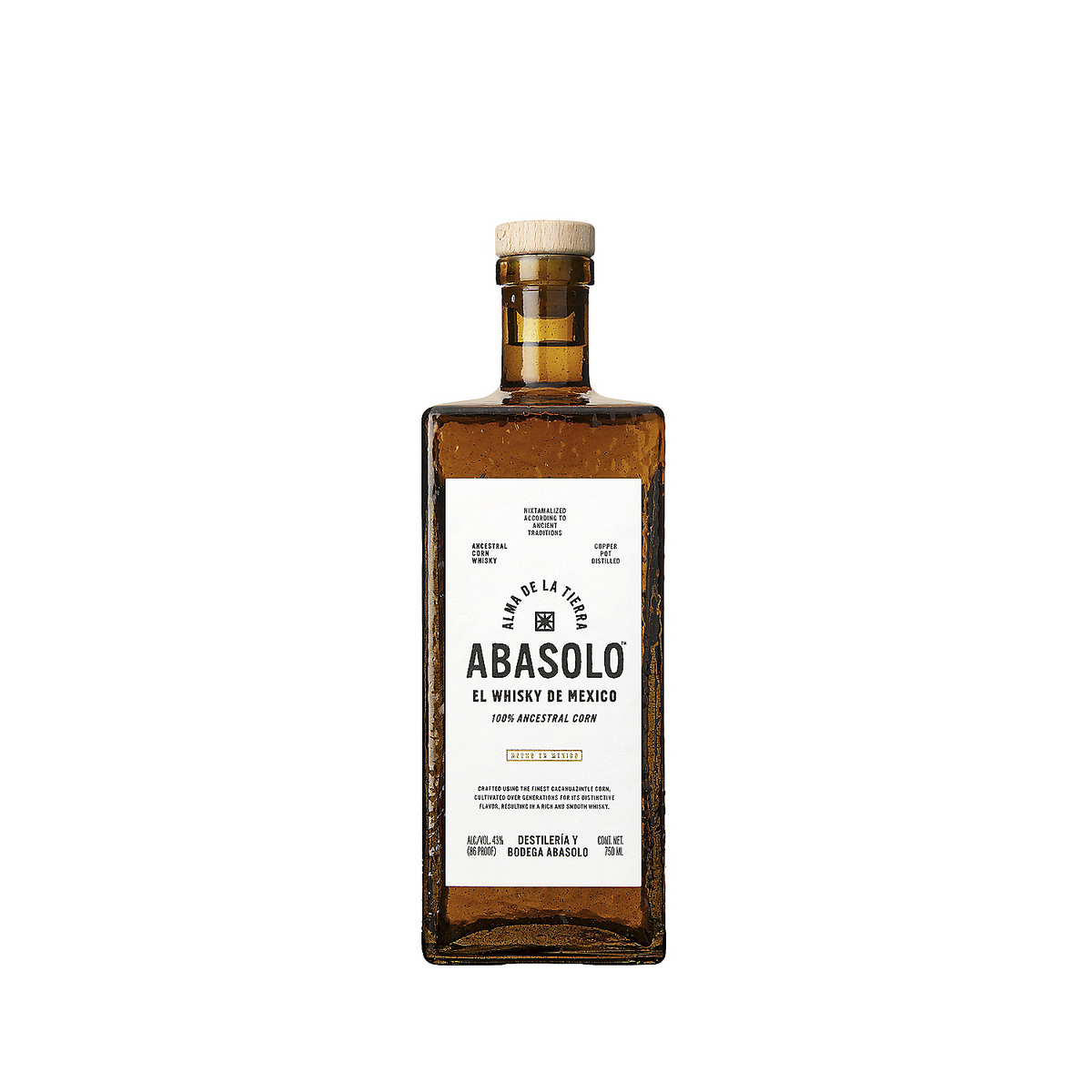 Abasolo Corn Whisky Alma De La Tierra 86 750ml