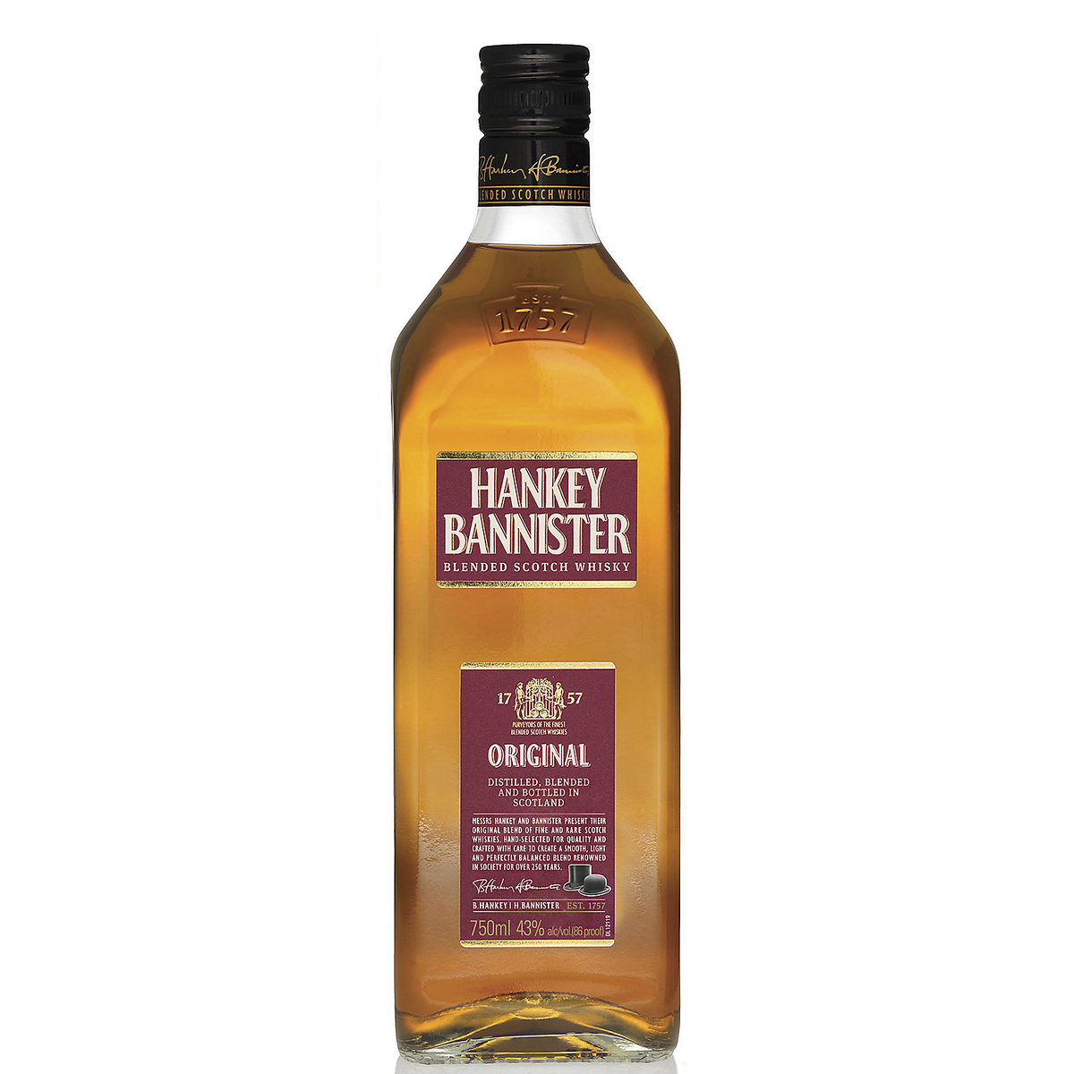 Hankey Bannister Blended Scotch Original 86 750ml