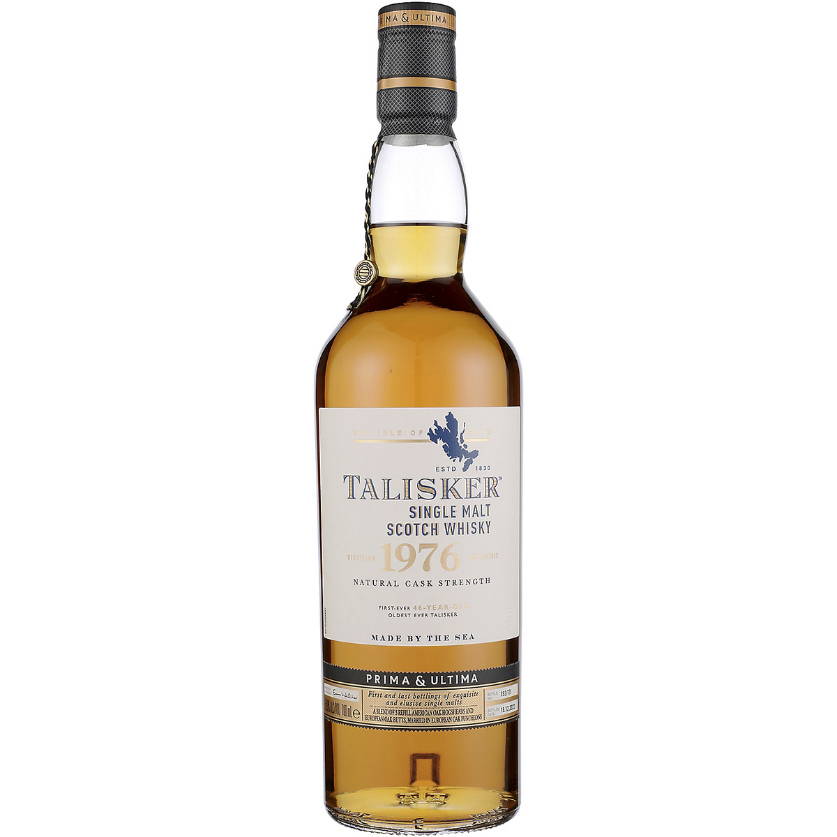 Talisker Single Malt Scotch Natural Cask Strength 1976 Prima Ultima 46 Yr 101.8 700ml