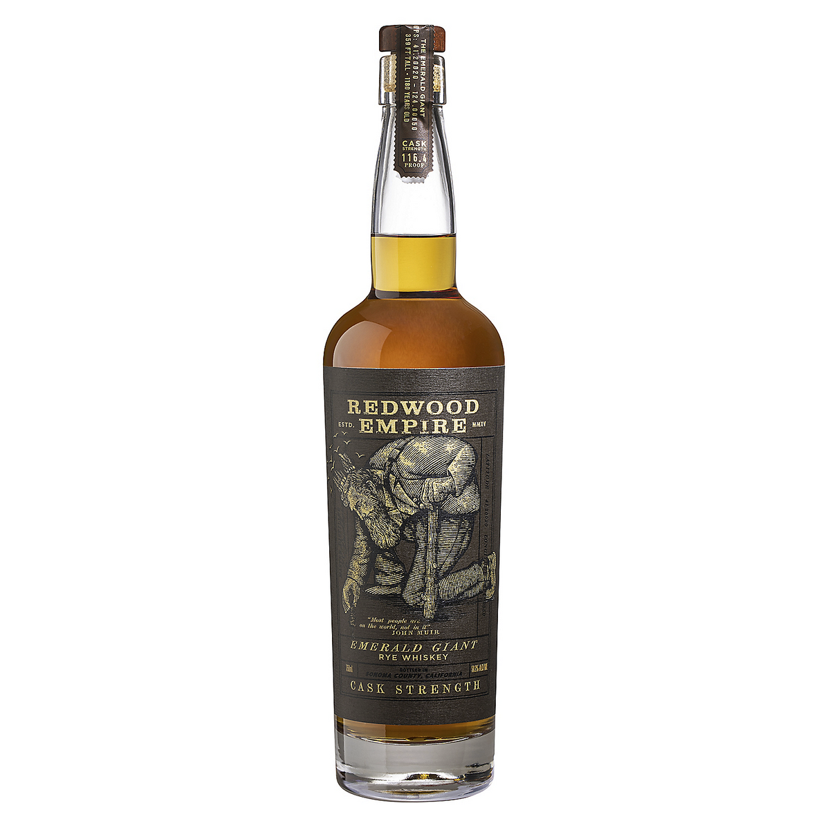 Redwood Empire Rye Whiskey Emerald Giant 90 750ml