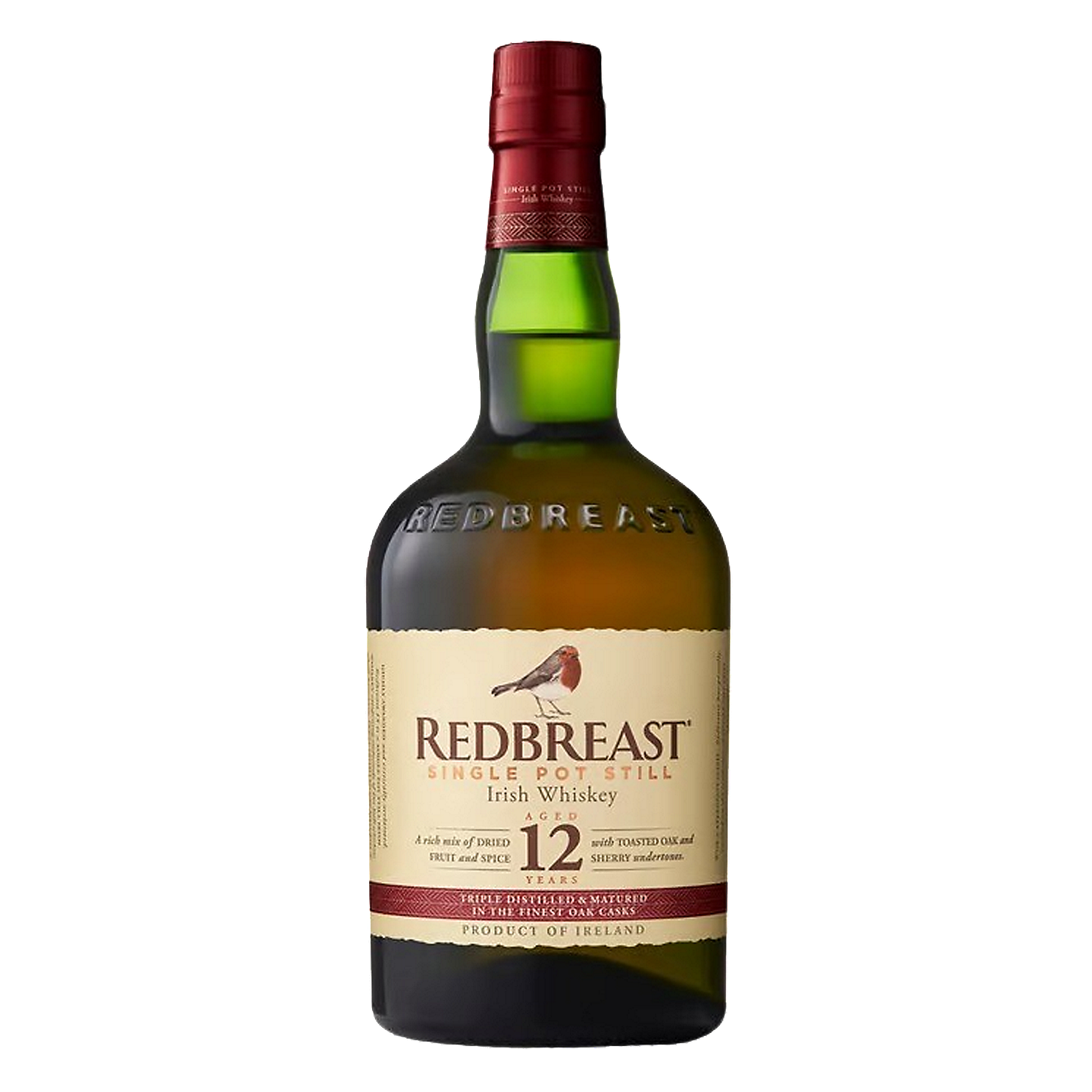 Redbreast Single Pot Still Irish Whiskey Cask Strength 12 Yr 116.2 750ml