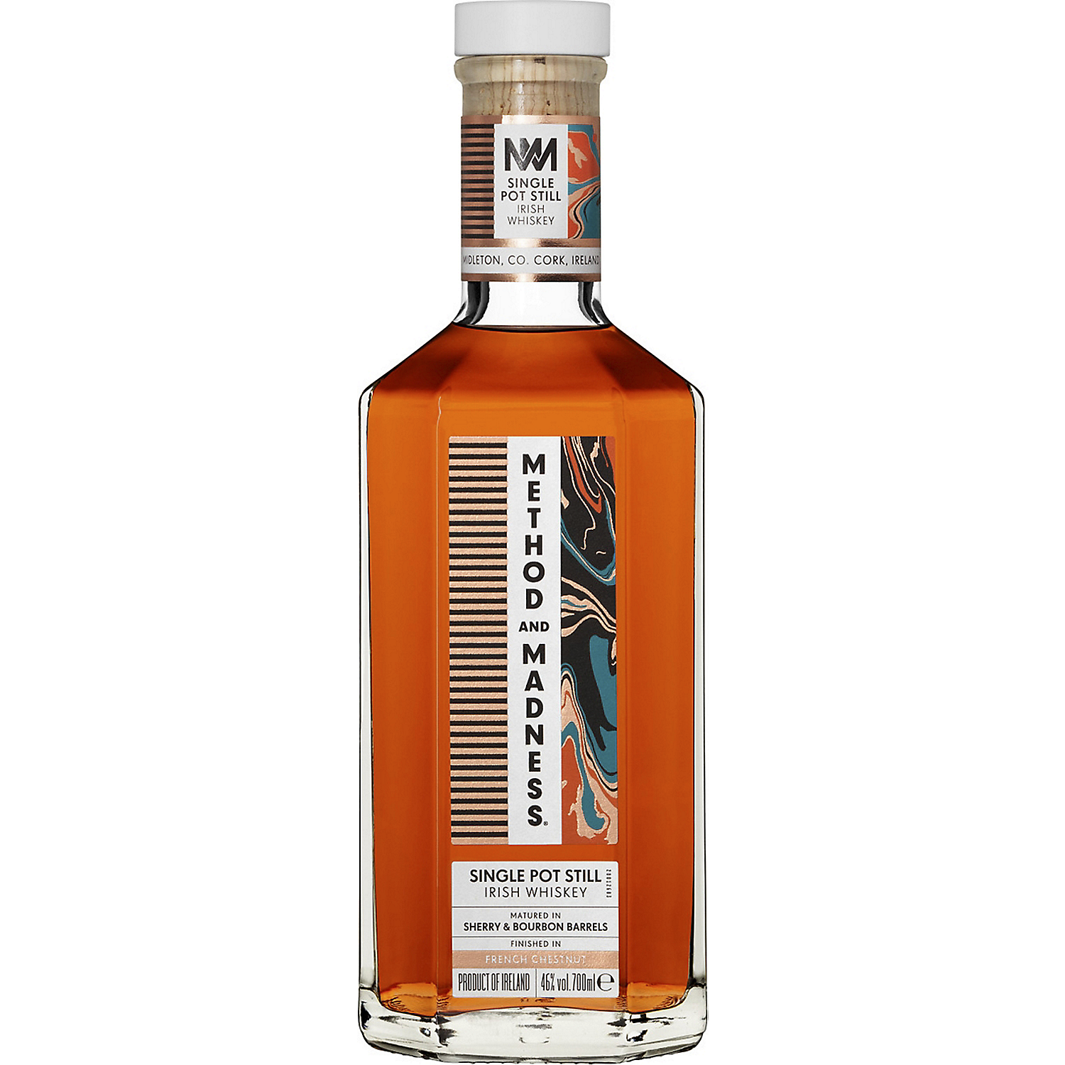 Method And Madness Single Pot Still Irish Whiskey Finished In French Chestnut Casks 92 700ml