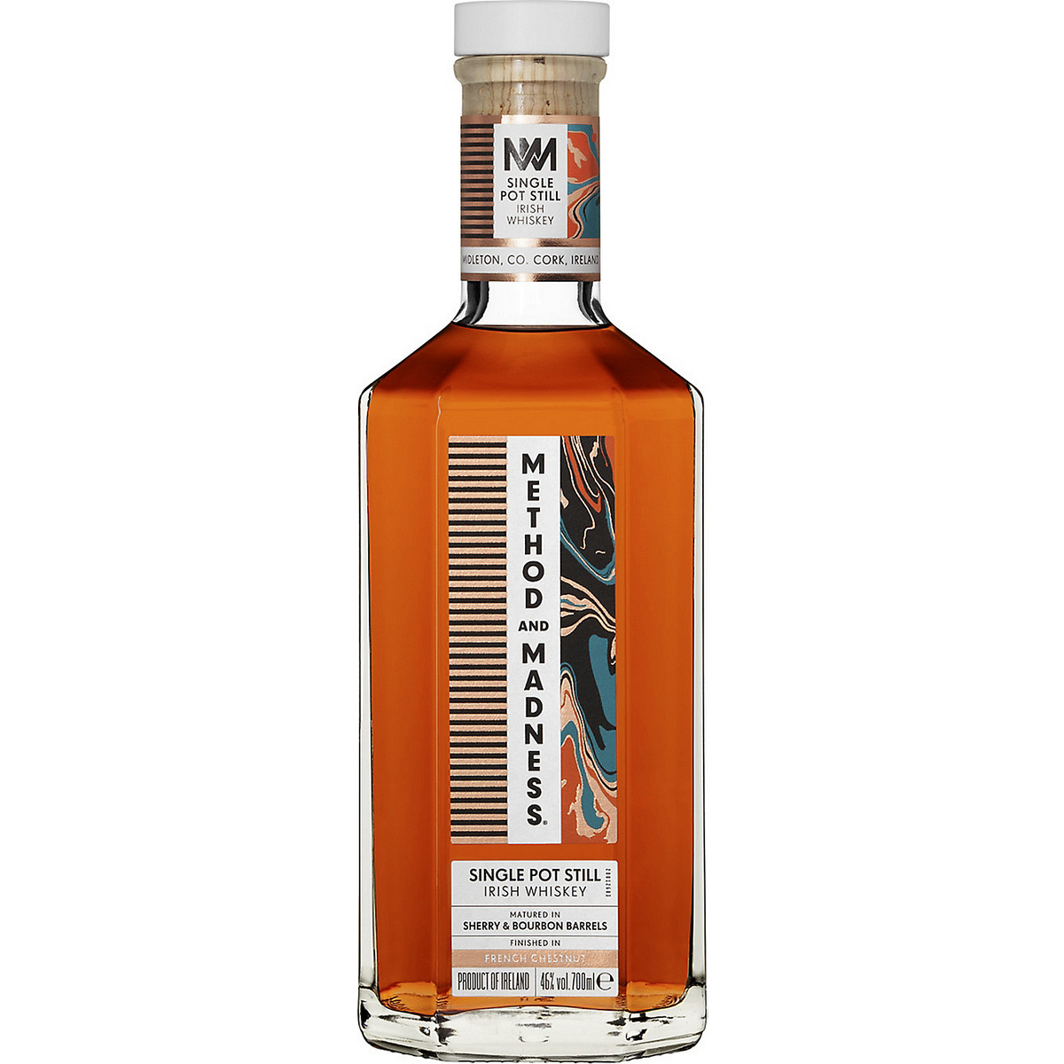 Method And Madness Single Pot Still Irish Whiskey Finished In French Chestnut Casks 92 700ml