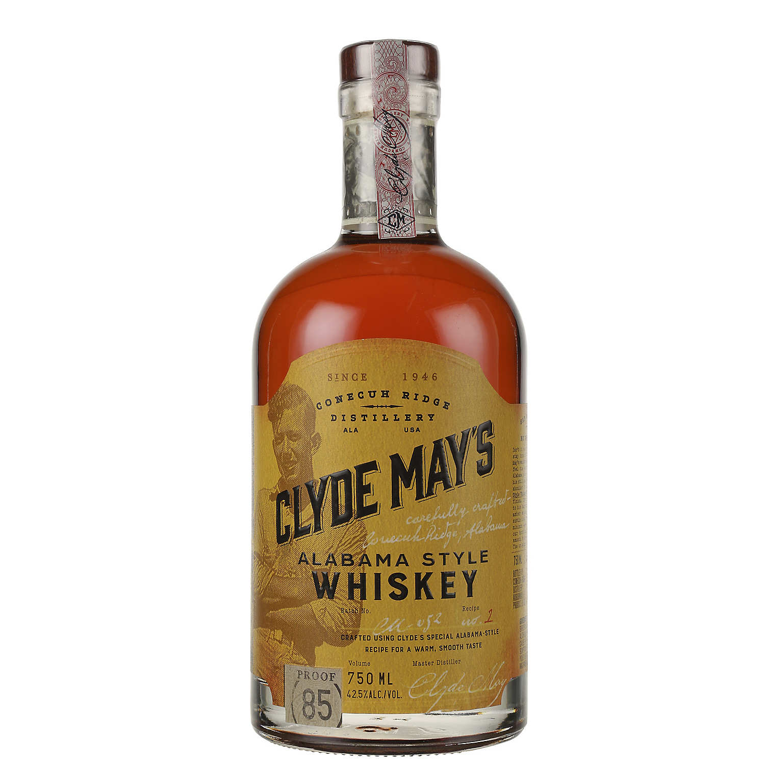 Clyde May'S Blended American Whiskey Alabama Style 85 750ml