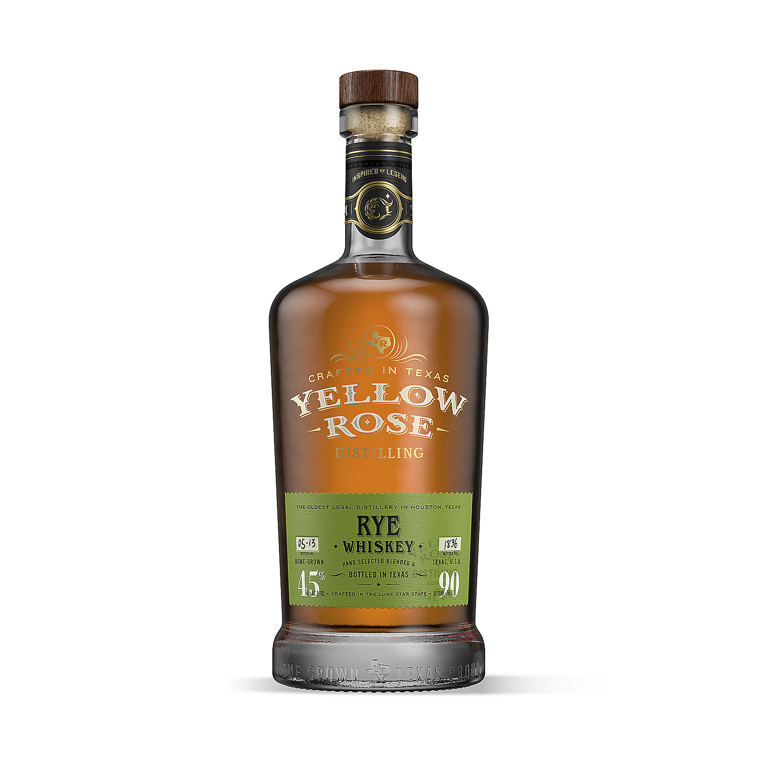 Yellow Rose Distilling Rye Whiskey 90 750ml