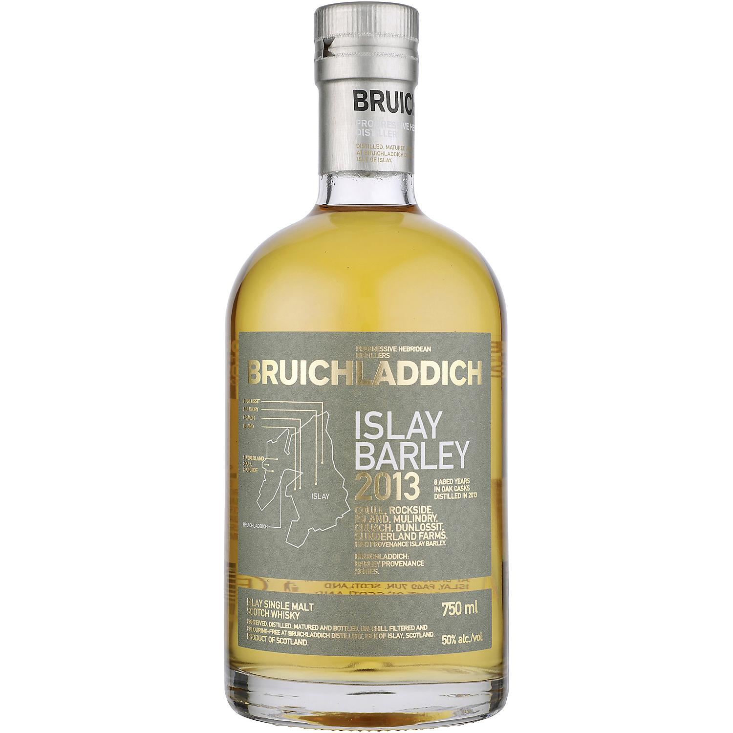 Bruichladdich Single Malt Scotch Barley Provenance Series 8 Yr 100 750ml