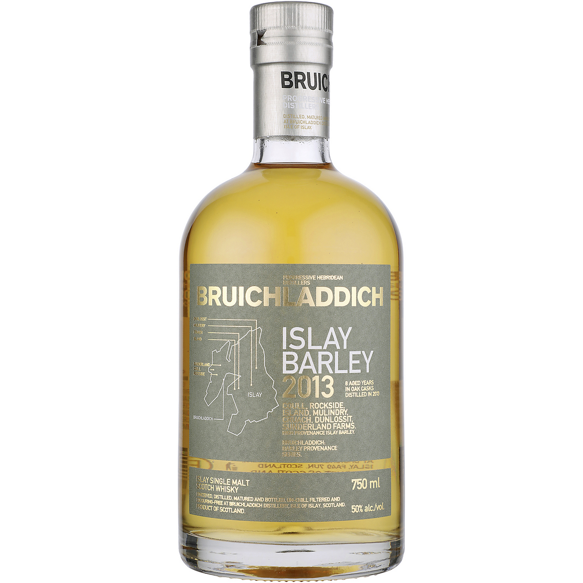 Bruichladdich Single Malt Scotch Barley Provenance Series 8 Yr 100 750ml