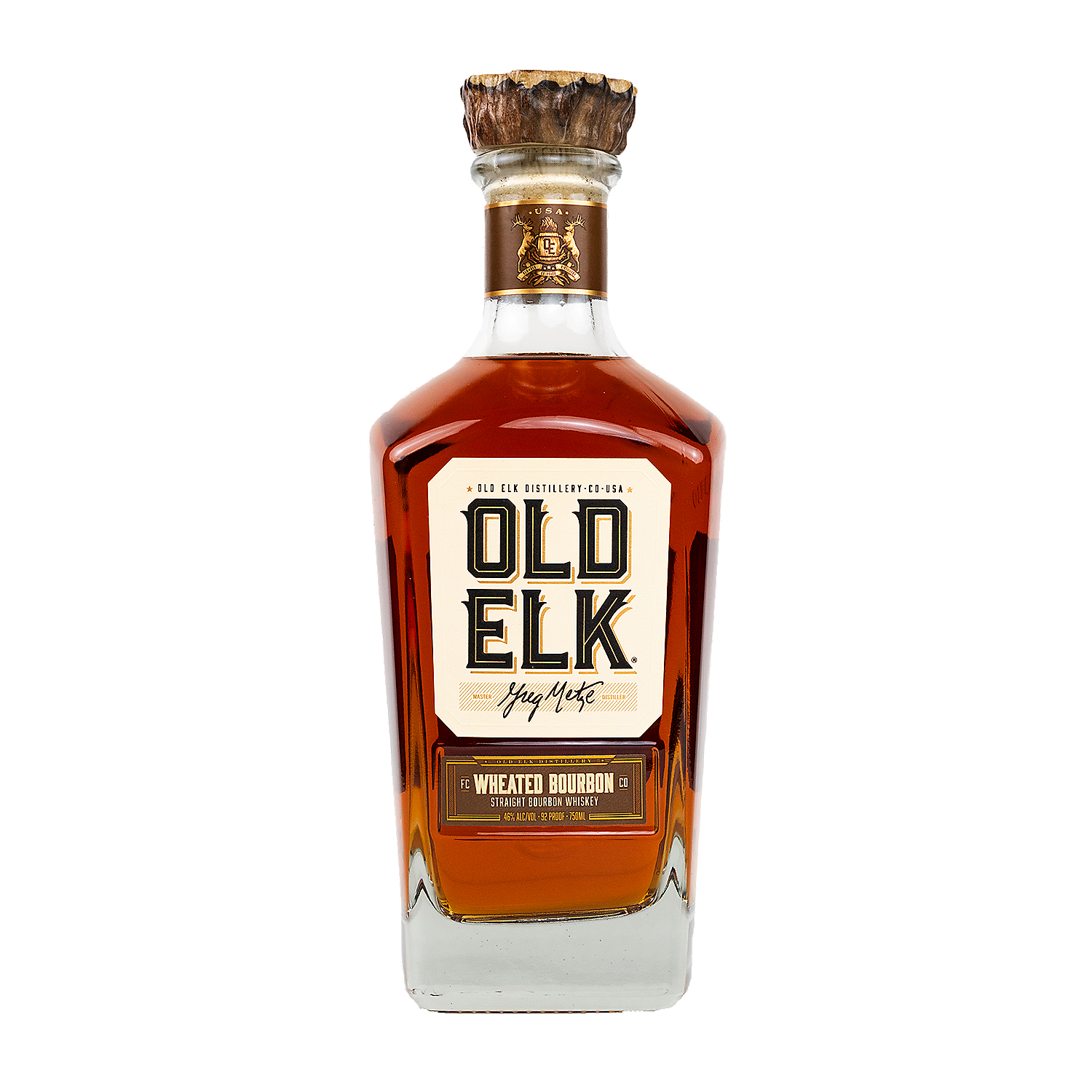 Old Elk Straight Bourbon Wheated 5 Yr 92 750ml