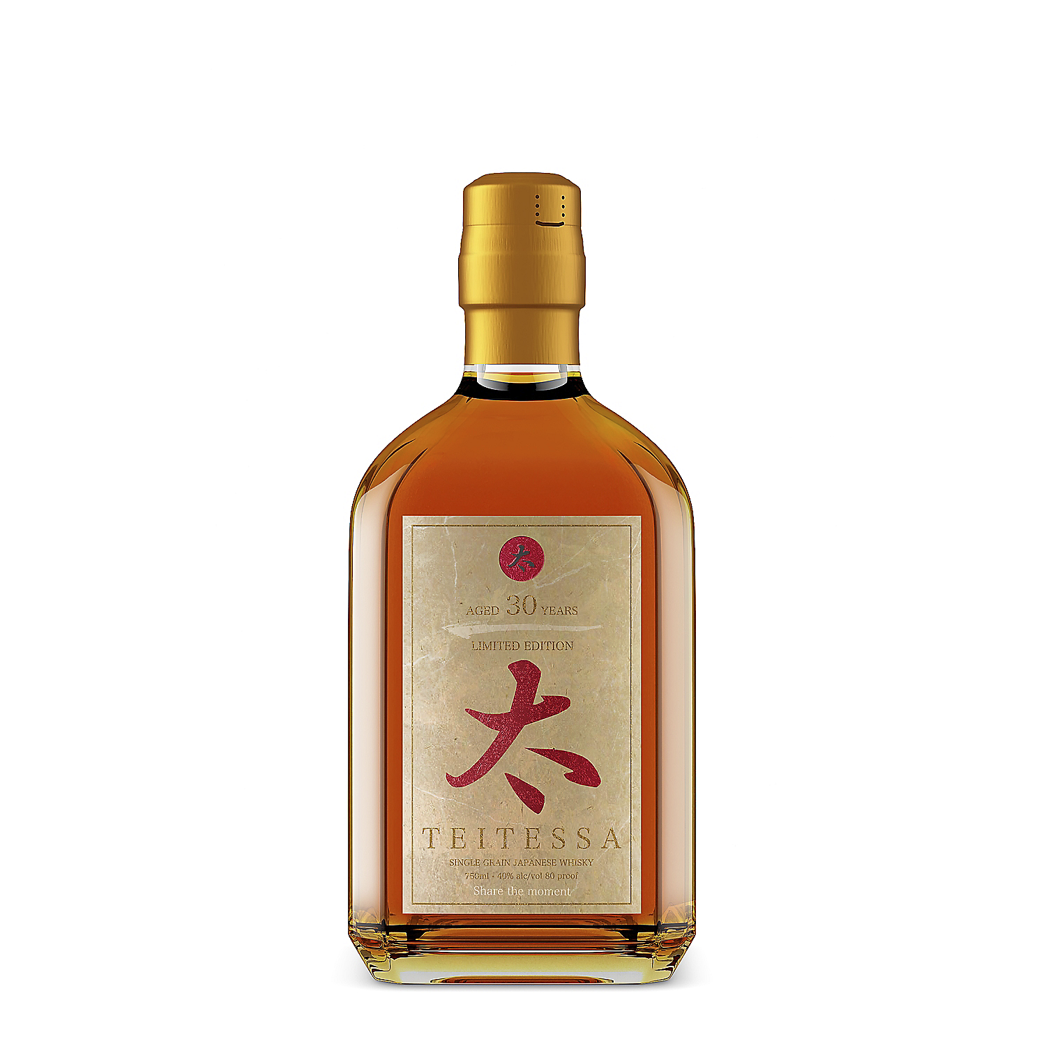 Teitessa Single Grain Japanese Whisky Limited Edition 30 Yr 80 750ml