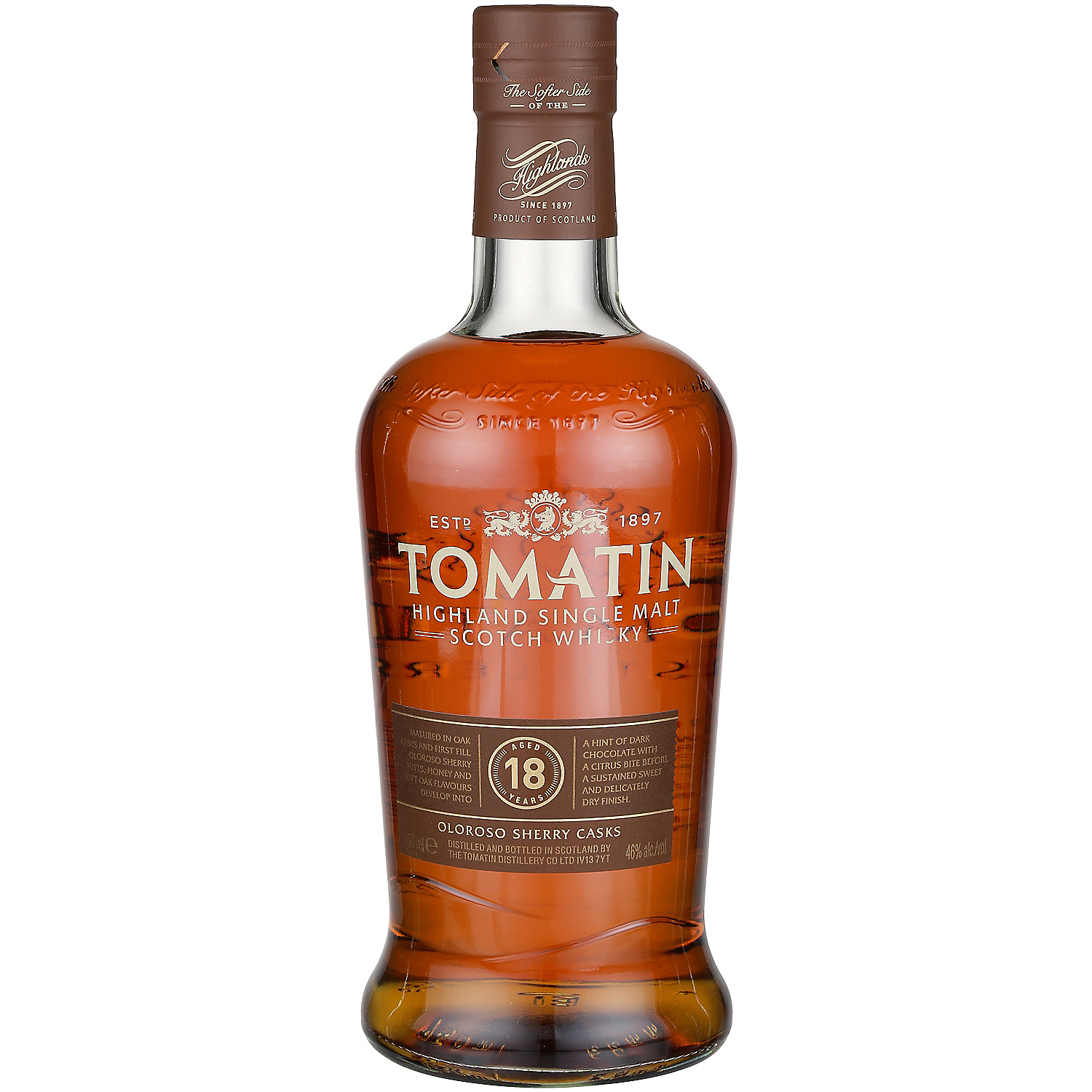 Tomatin Single Malt Scotch 18 Yr 92 750ml