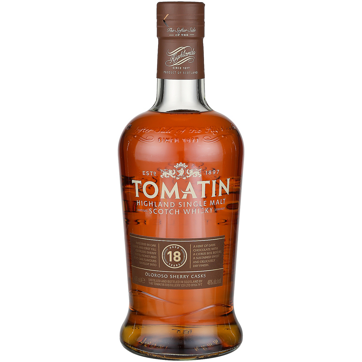 Tomatin Single Malt Scotch 18 Yr 92 750ml