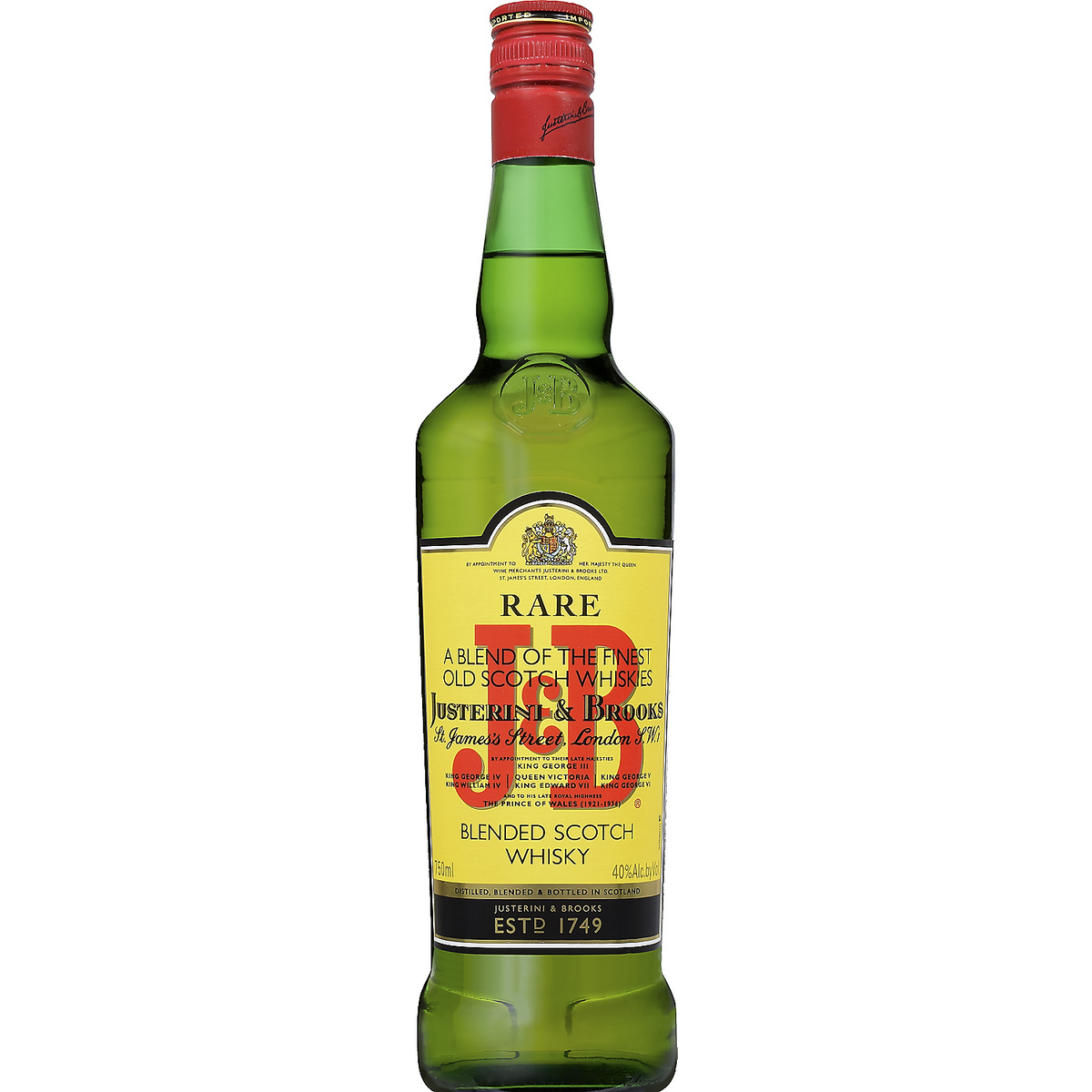 J&B Blended Scotch Rare 80 750ml