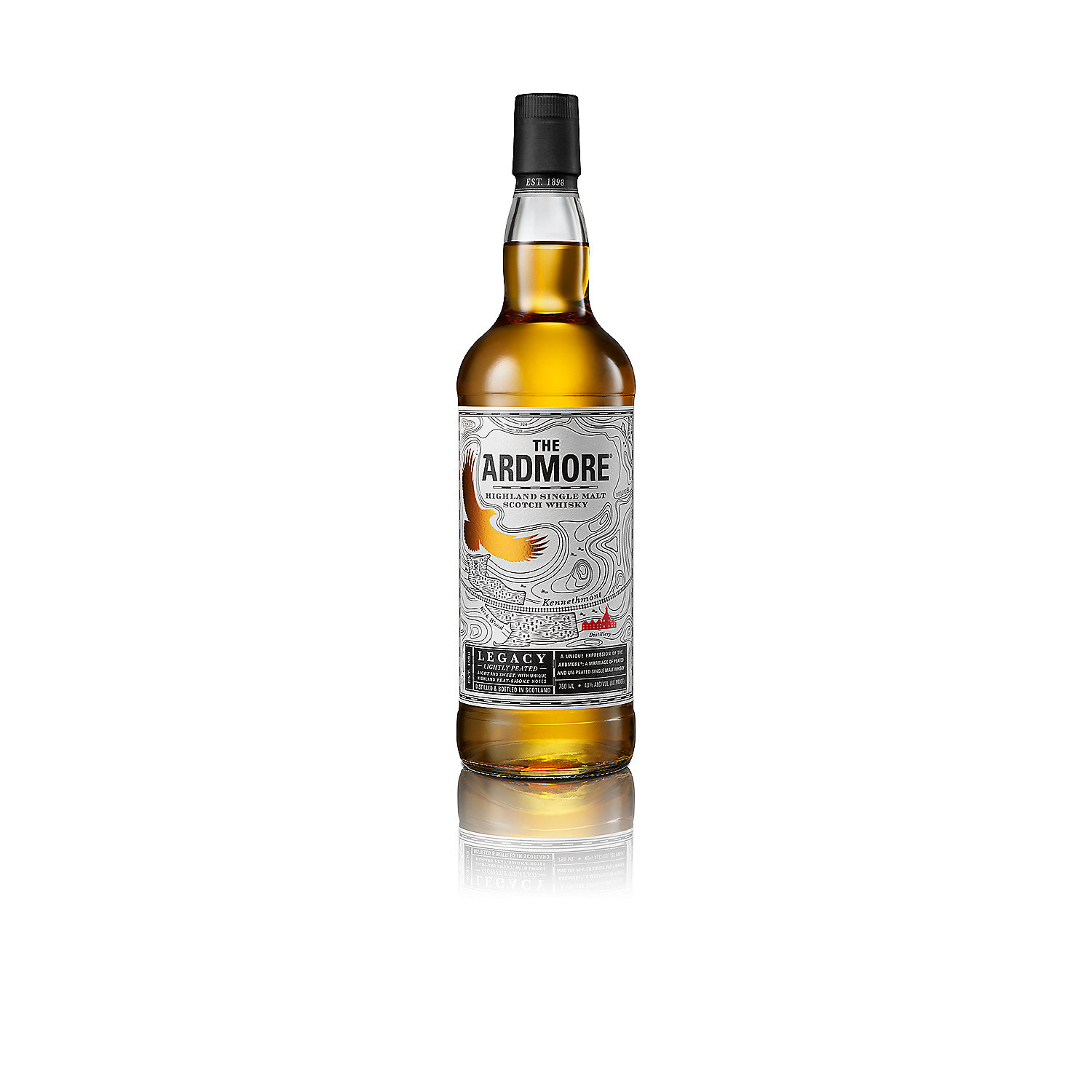 Ardmore Single Malt Scotch Legacy Lightly Peated 80 750ml