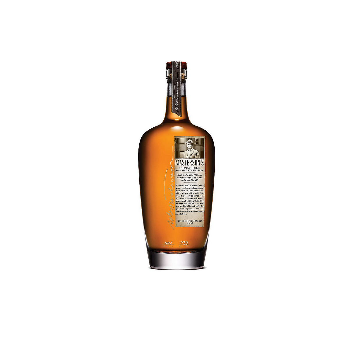 Masterson'S Canadian Straight Rye Whiskey 10 Yr 90 750ml