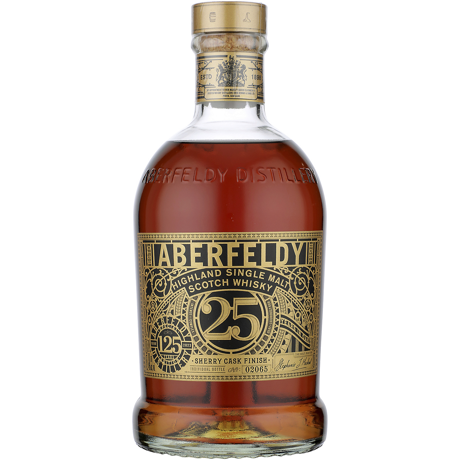 Aberfeldy Single Malt Scotch 125 Years Sherry Cask Finish Limited Edition 25 Yr 92 700ml