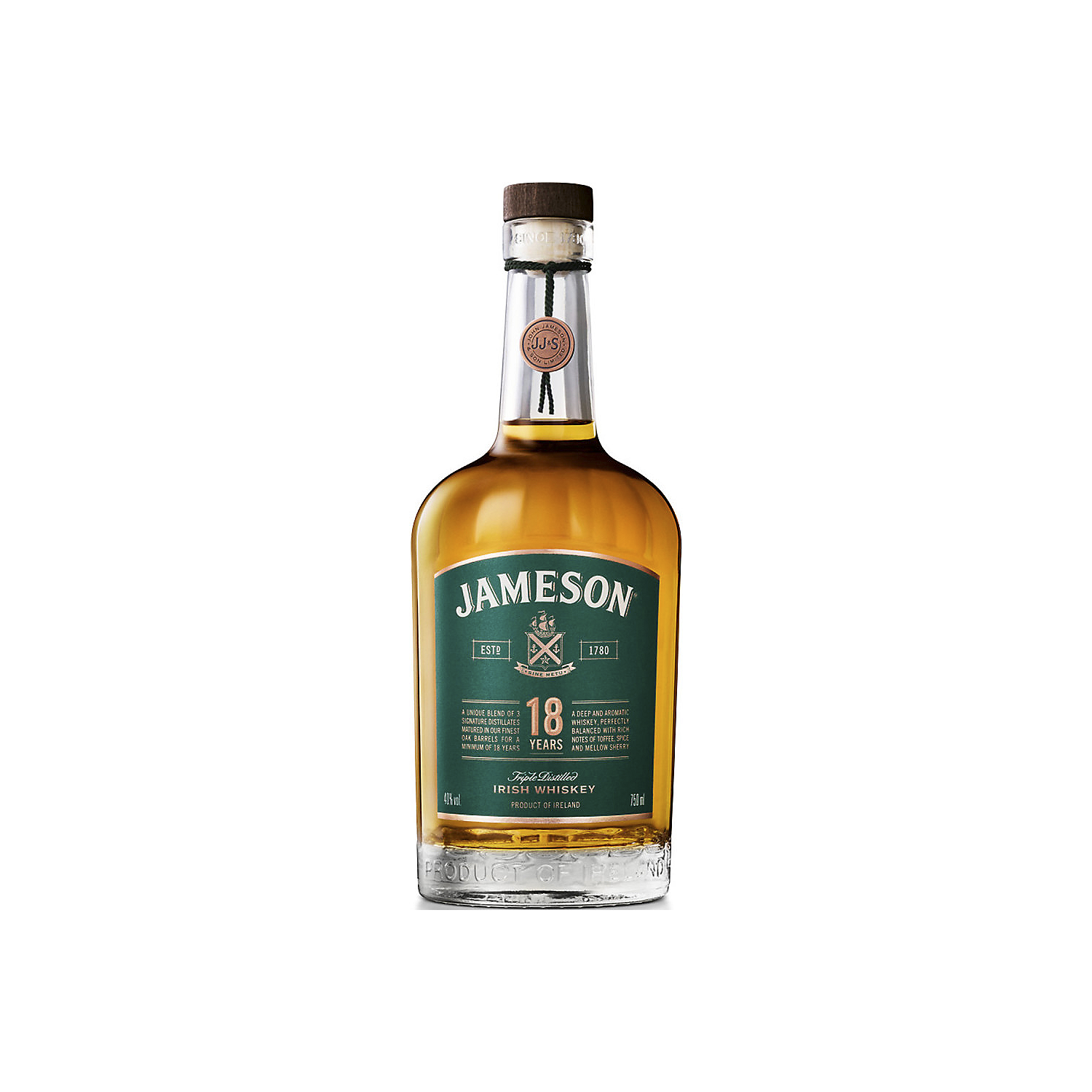 Jameson Blended Irish Whiskey 18 Yr 92 750ml