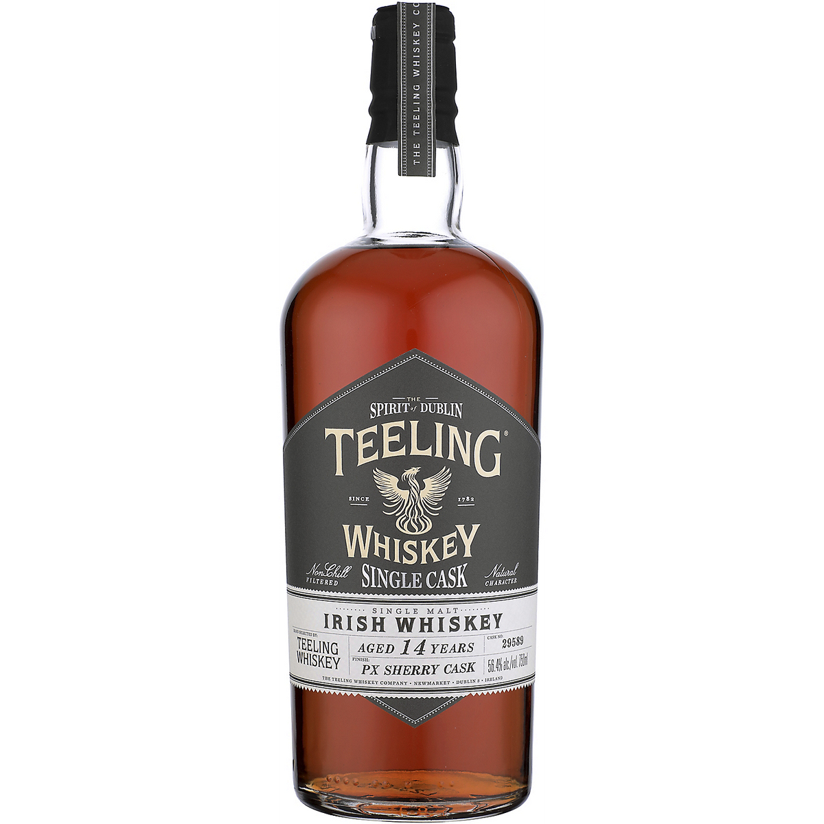 Teeling Single Malt Irish Whiskey Single Cask Px Sherry Cask 14 Yr 112.8 750ml