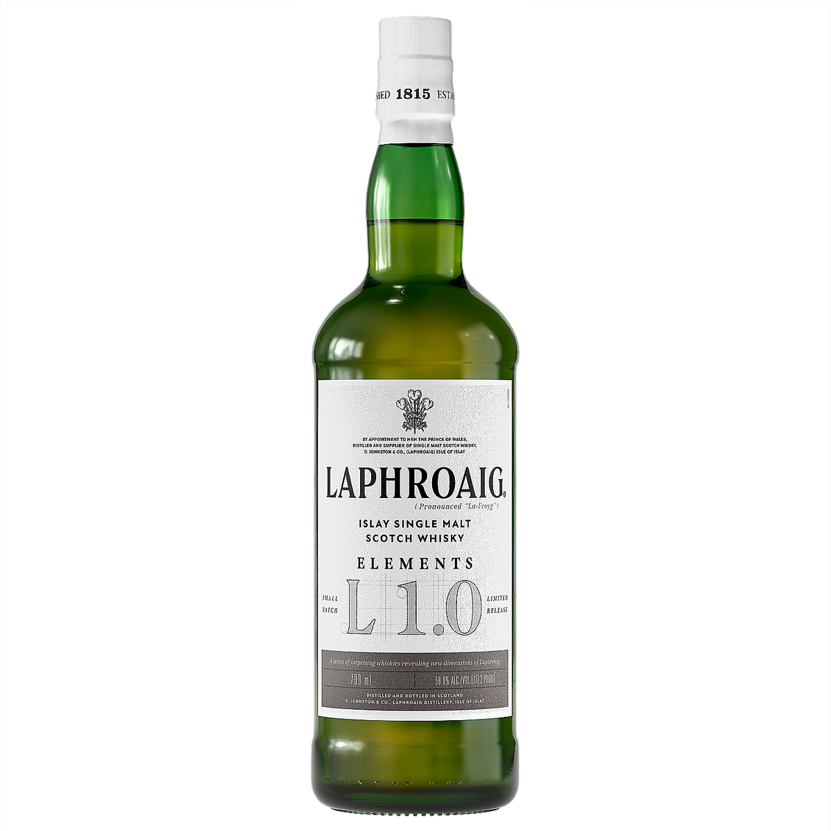 Laphroaig Single Malt Scotch Small Batch Elements L1.0 Limited Release 117.2 700ml