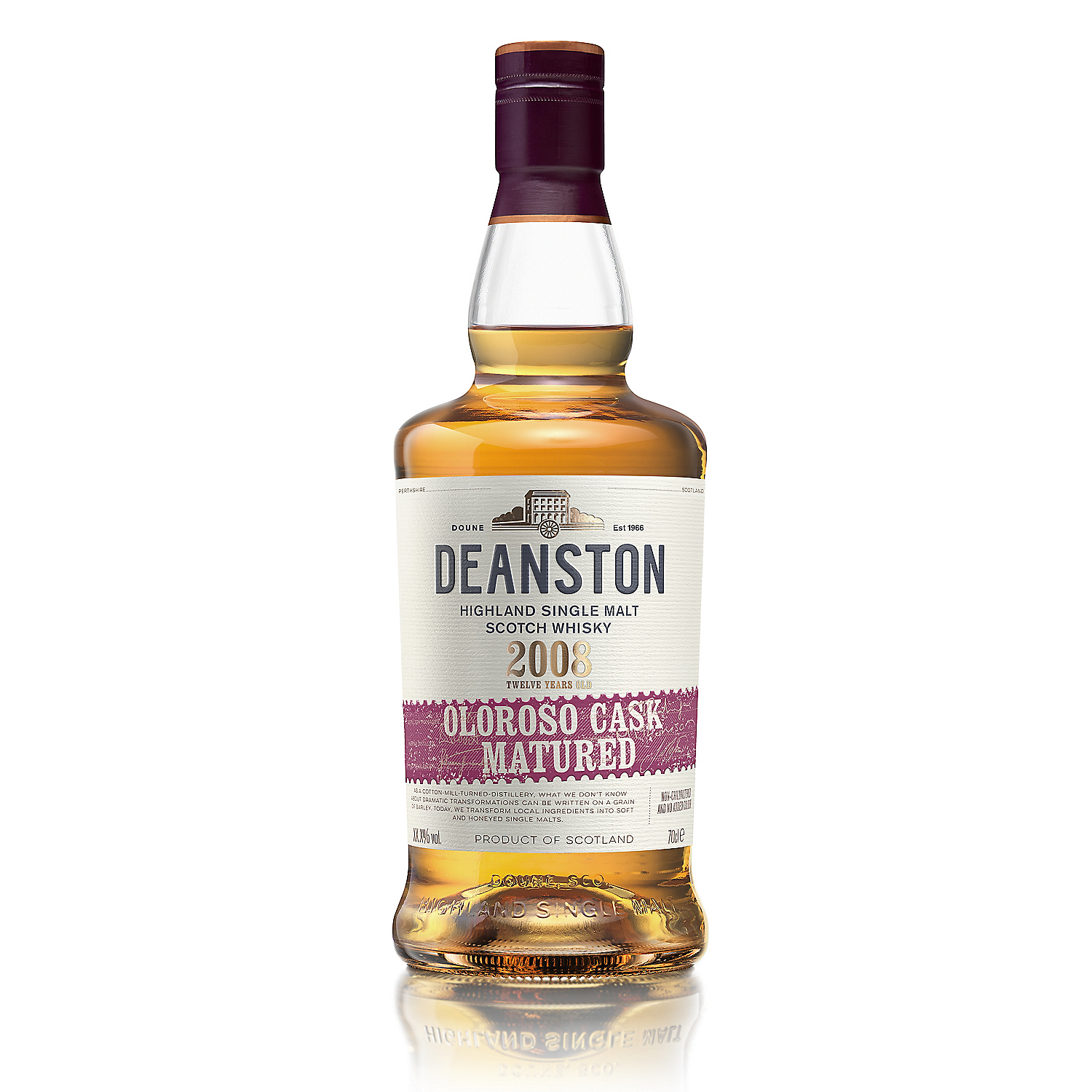 Deanston Single Malt Scotch Oloroso Cask Matured 12 Yr 105.4 750ml