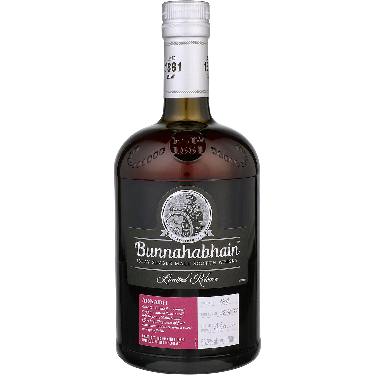 Bunnahabhain Single Malt Scotch Aonadh Limited Release 10 Yr 112.4 750ml