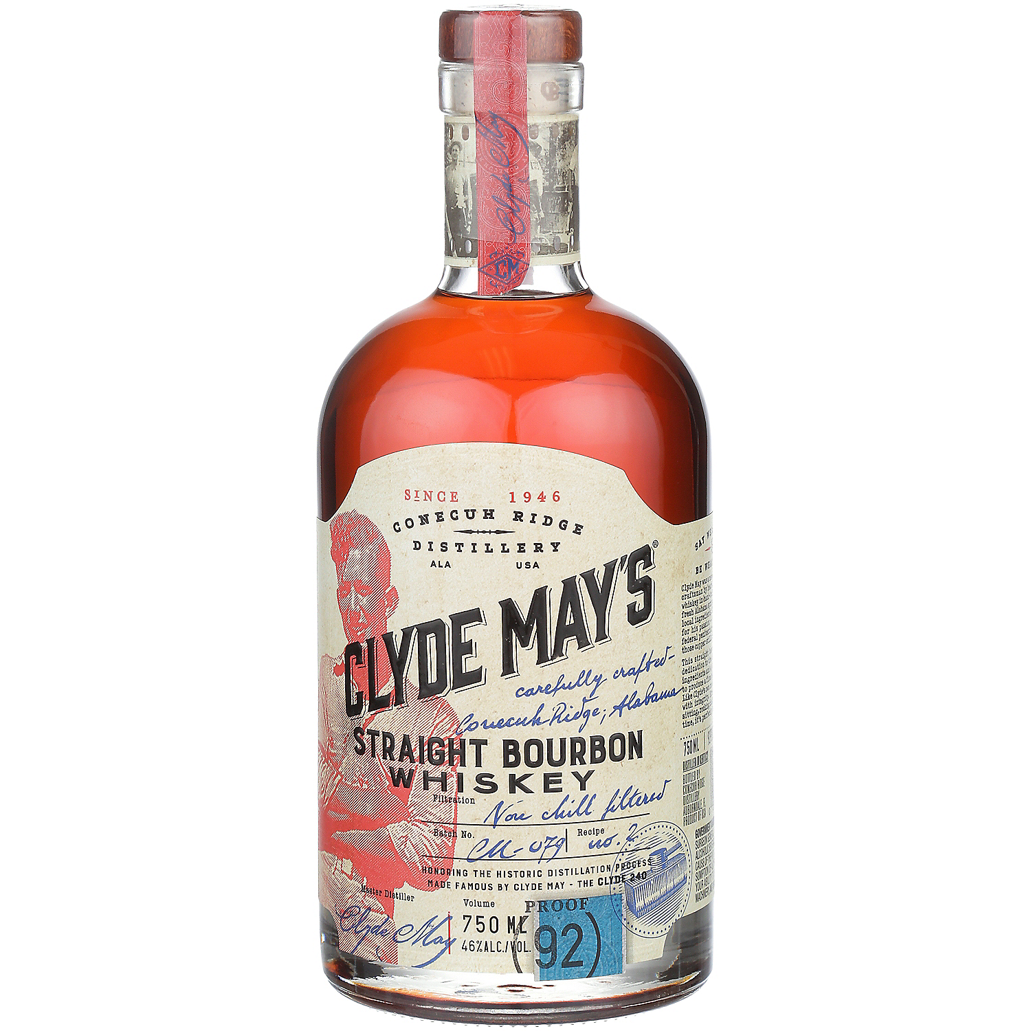 Clyde May'S Straight Bourbon 92 750ml