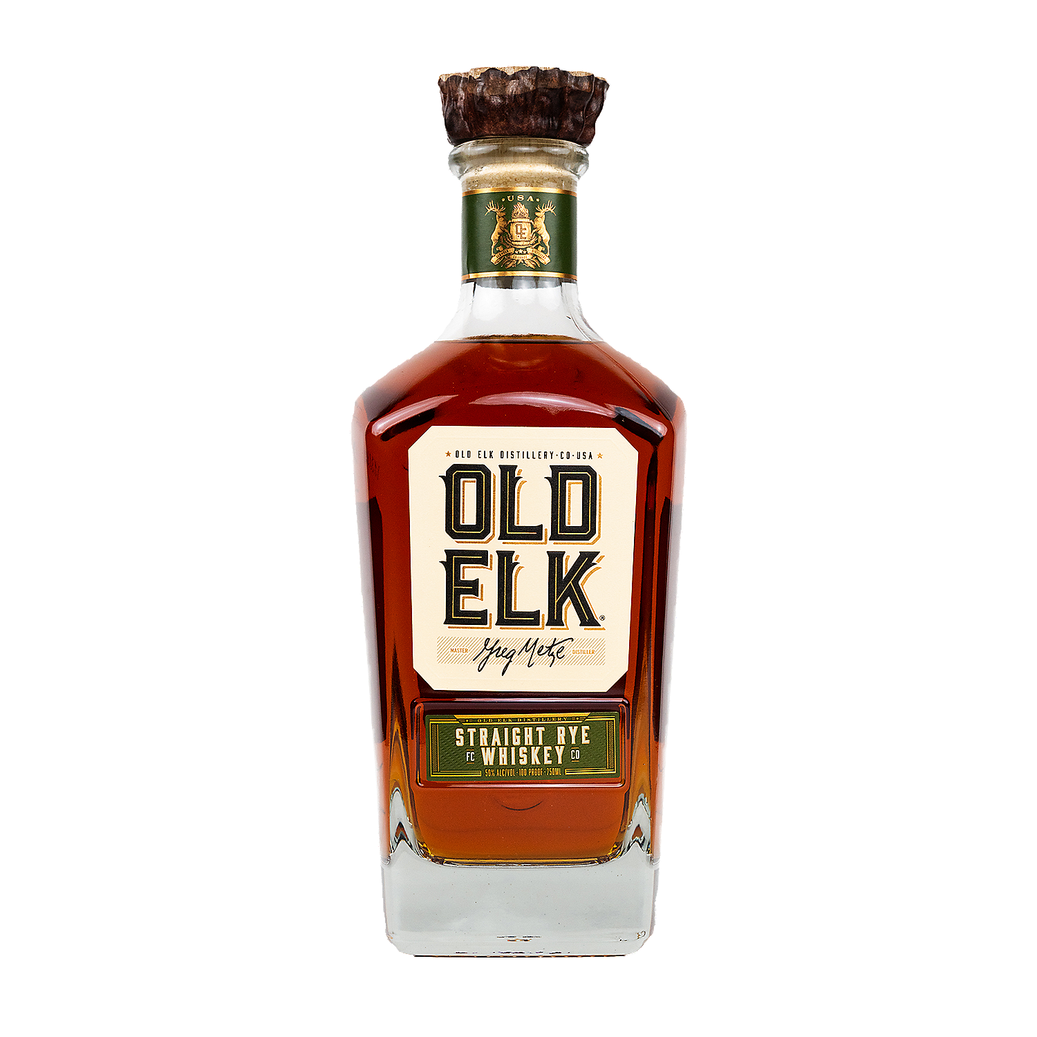 Old Elk Straight Rye Whiskey 5 Yr 100 750ml